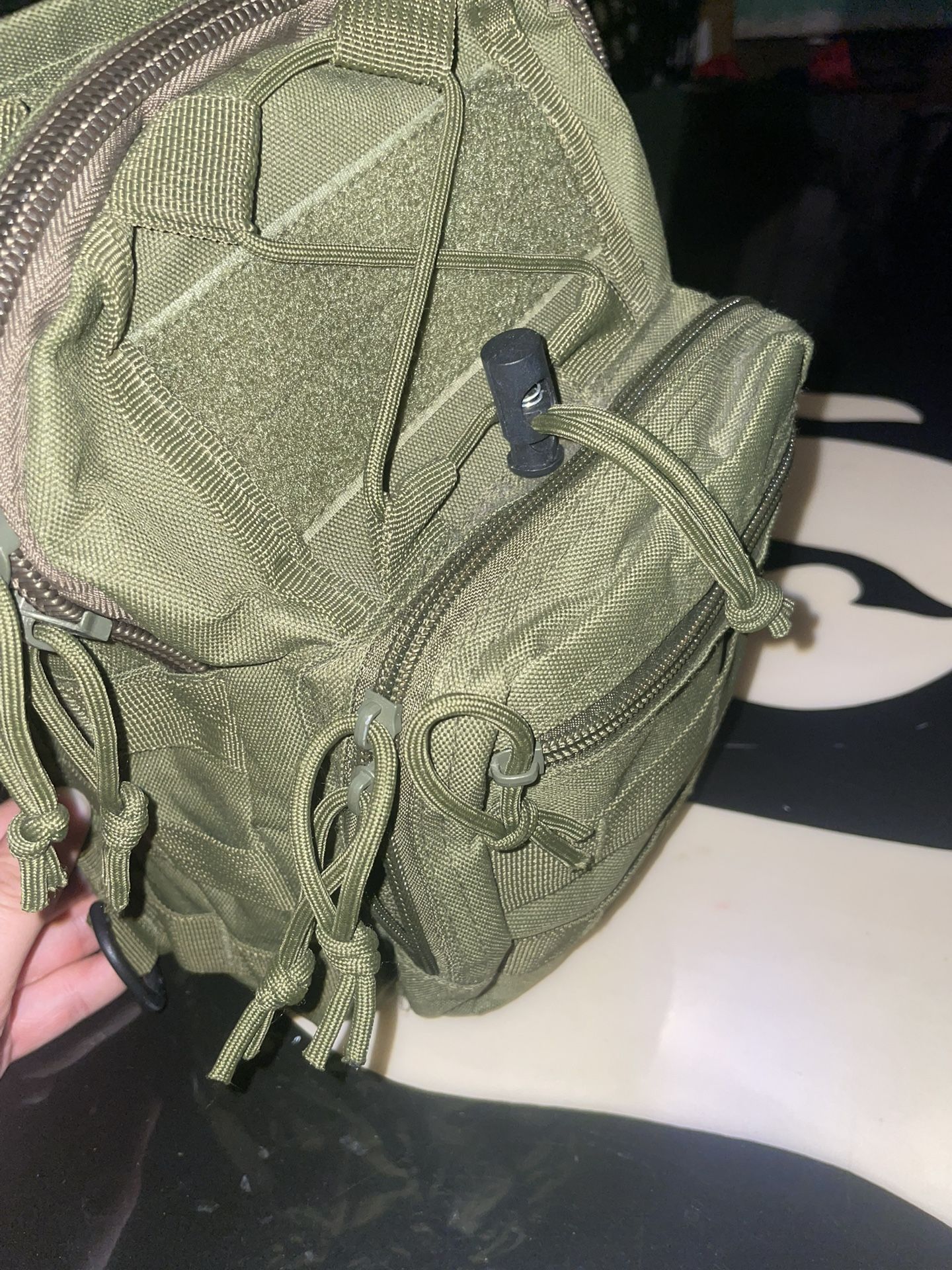 mint camo bag