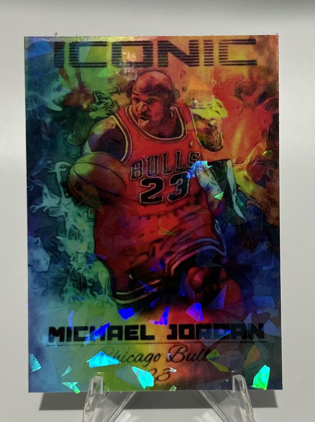Michael Jordan Cracked Ice Refractor 2022 Dynasty Collectibles #MJ-1