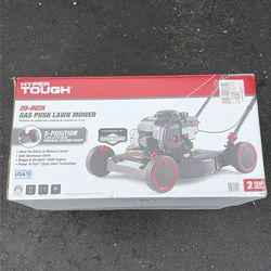 Hyper Tough 20" 125cc Gas Powered Walk-Behind Push Lawn Mower with Briggs & Stratton Engine, Black