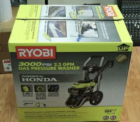 Ryobi 3000-PSI 2.3-GPM Honda Gas Pressure Washer