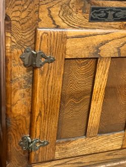 Vintage White Clad ice box end tables. Cool nightstands. Man cave, solid wood. Moving sale, must go!
