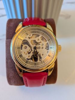 Red Leather Invicta