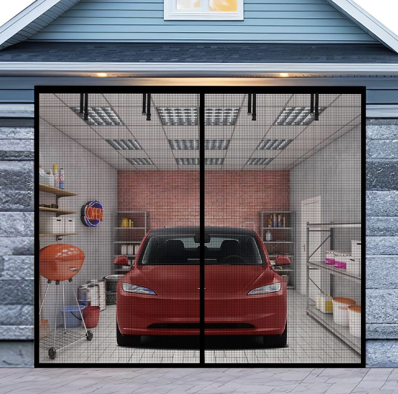 Brand New Garage Door Screen for 1 Car Garage