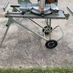 Rigid Miter Saw With Stand 