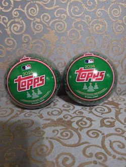 2024 topps holiday basball tin
