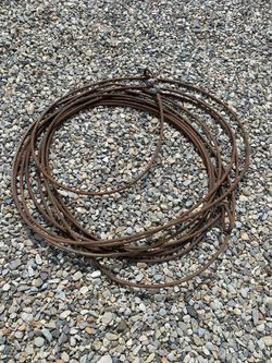 ** 85+ FT 5/8” STEEL CABLE W/ENDS**