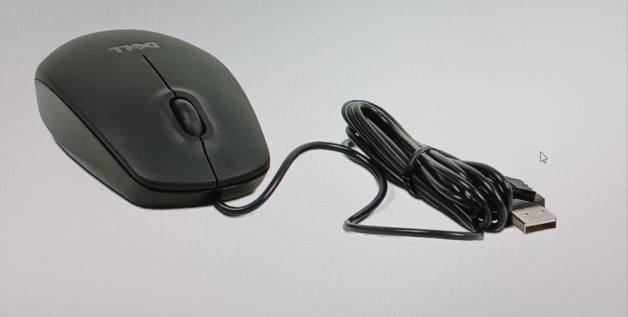 Mouse Con Cable Usb Marca Dell