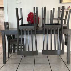 dinning table and chairs