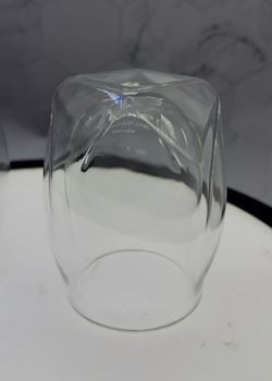 Set of (2) Double Walled Whisky Glasses. Handblown Stemless Doubled walled. keeps hot drinks hot and cold drinks cold for a longer period of time. The