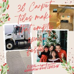 36" Carpet Tiles $1 Sqft