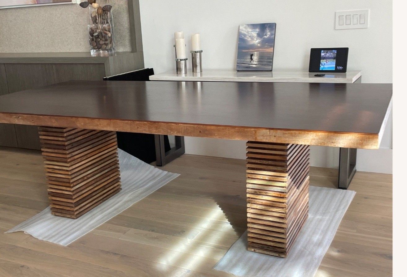 Crate and barrel Paloma dining table