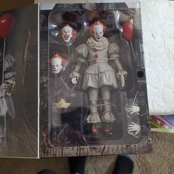 7" NECA IT Ultimate Pennywise Clown Action Figure Movie Doll New Scale