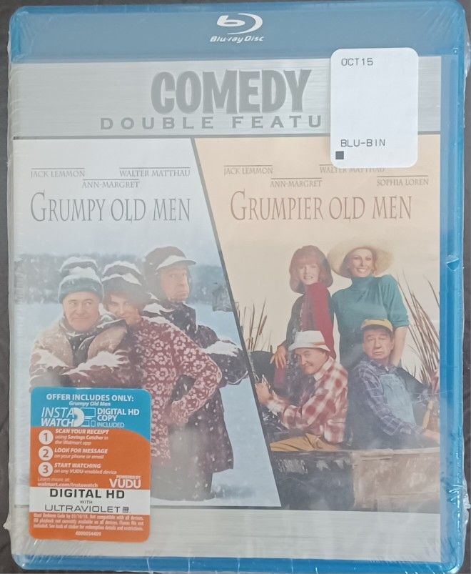 Grumpy Old Men / Grumpier Old Men (Blu-ray, 2010) Double Feature New Sealed