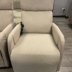 😀 FlexiSpot Massage Push Back Recliner Chair for Living Room, Khaki 