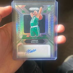 Jordan Walsh Auto Silver Prizm