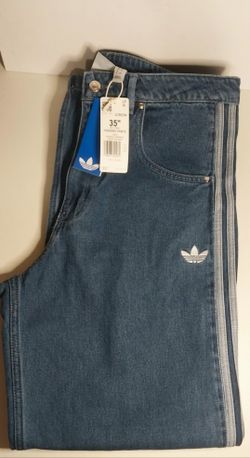 (NEW) Adidas Firebird Loose Denim Pants