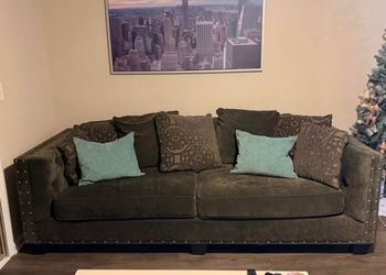 Cindy Crawford Grey Sofa