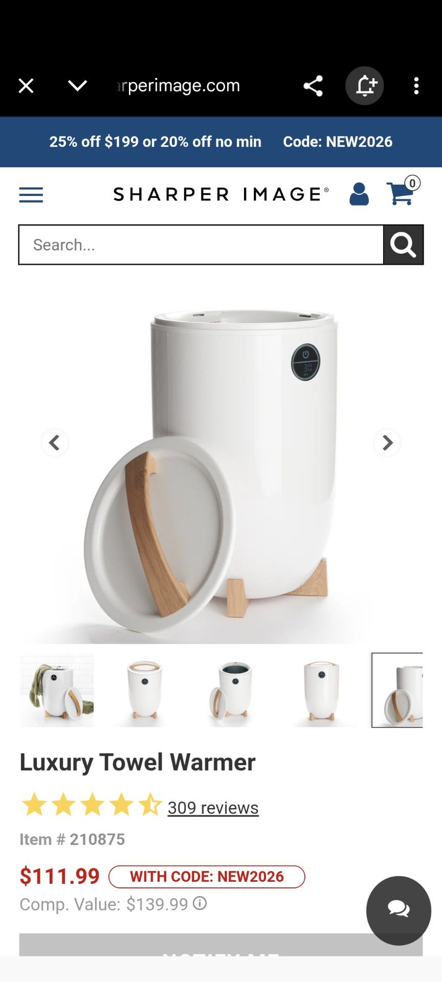 Brand New Un Opened Luxury Towel Warmer