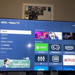 75” ONN ROKU SMART TV