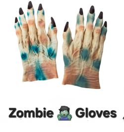Halloween Costume Accessory Giant Monster Hand  Gloves / Zombie Gloves 🧟‍♂️🎃✨️