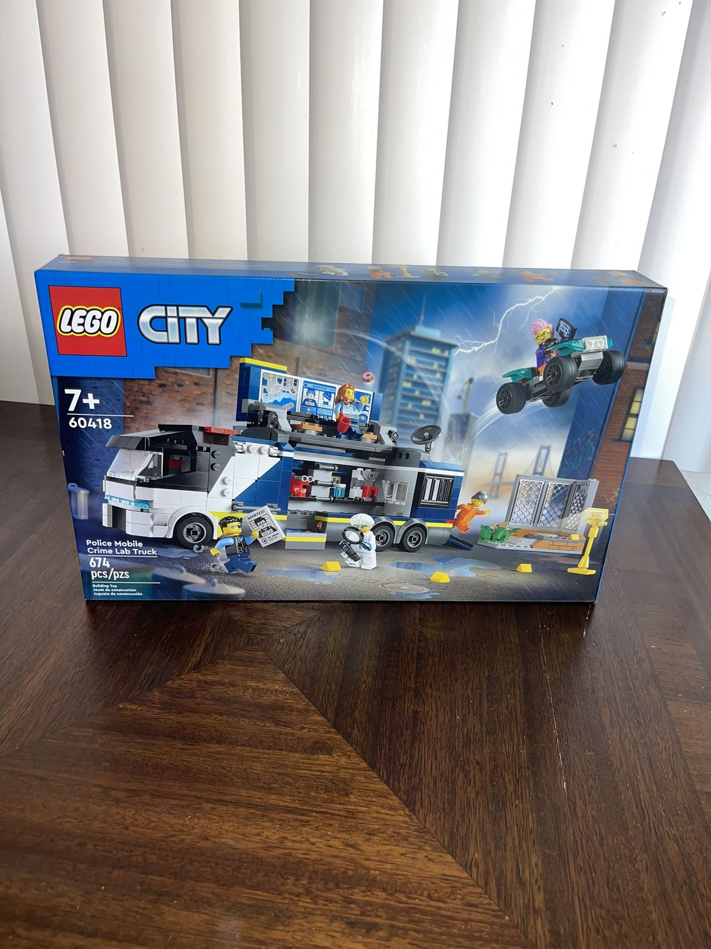 LEGO City Police Mobile Crime Lab Truck Toy 60418