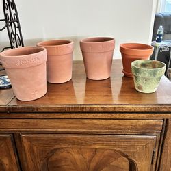 Set of Terracotta Pots