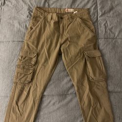 Wrangler Khaki Cargo/ Worker Pants