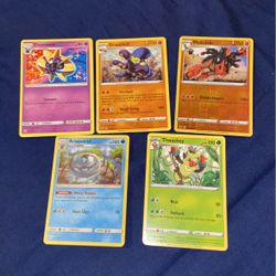 5 RARE STAGE 1 POKEMON CARDS/ MINT
