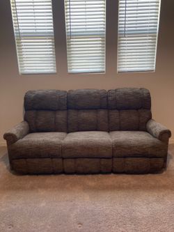 La-Z-Boy double recliner couch