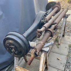 Rear end  and two drive shafts 