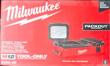 Milwaukee Packout Flood Light M12 With Case