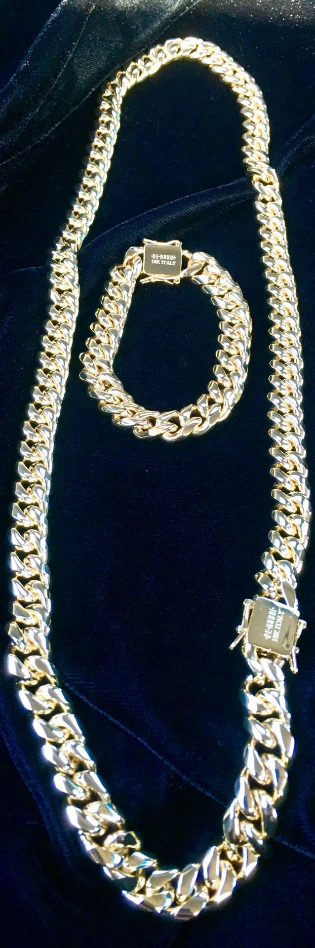 CUBAN LINK 18K GOLD NEW CHAIN MADE IN ITALY ⭐️ BLACK FRIDAY EXTENDED ALL WEEK SALE!!!!! ⭐️