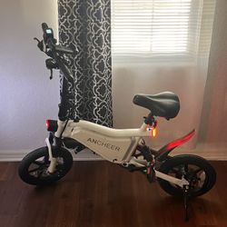 ANCHEER Folding Electric Bike (Used)