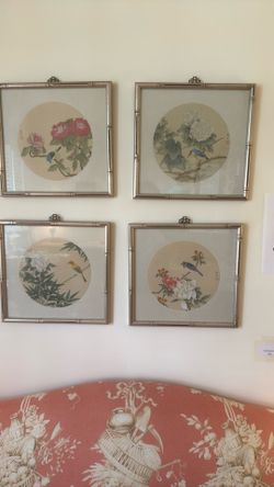 Chinese Artwork Set Of 4
