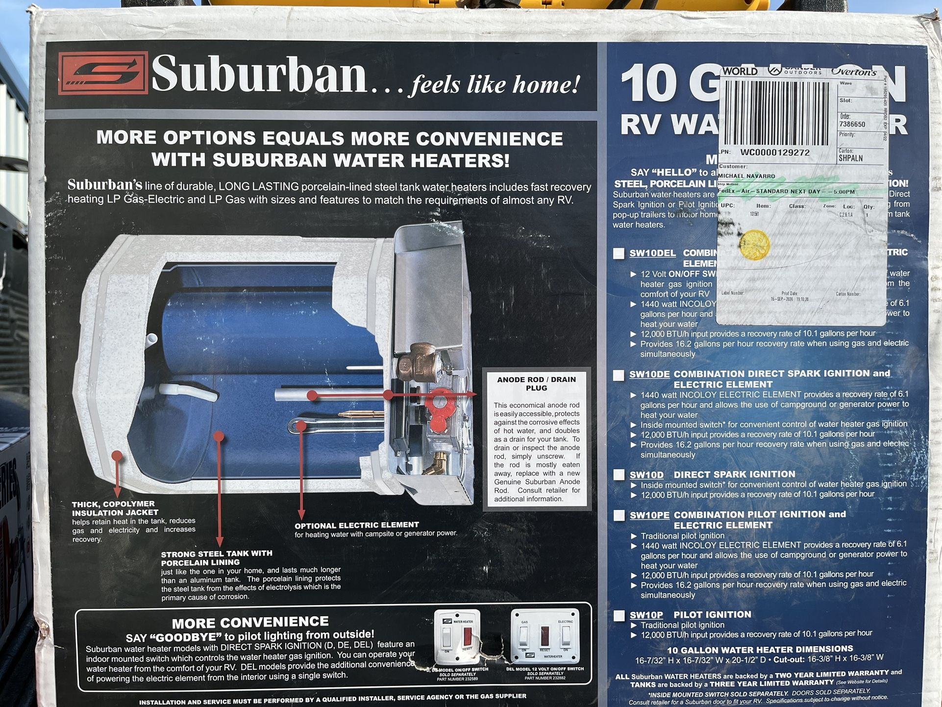 RV Water Heater
