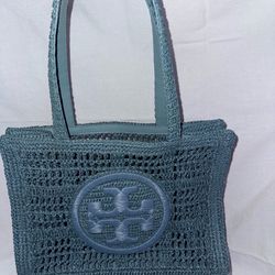 Tory Burch Ella Small Crochet Tote – Excellent Condition