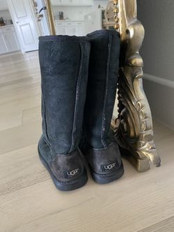 Ugg Classic Tall Black Boots Size 7