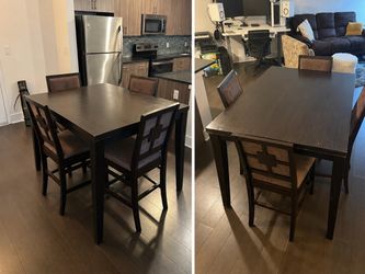 Kitchen Table Set - Extendable with 4 chairs
