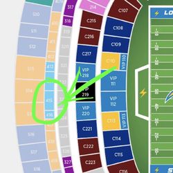 Two Nfl Charger Tickets Versus Dallas Cowboys for Sale in