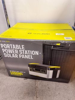 Potable power station solar panel