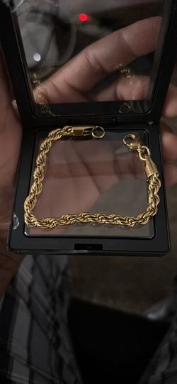 SOLID STAINLESS STEEL 18K GOLD PLATED