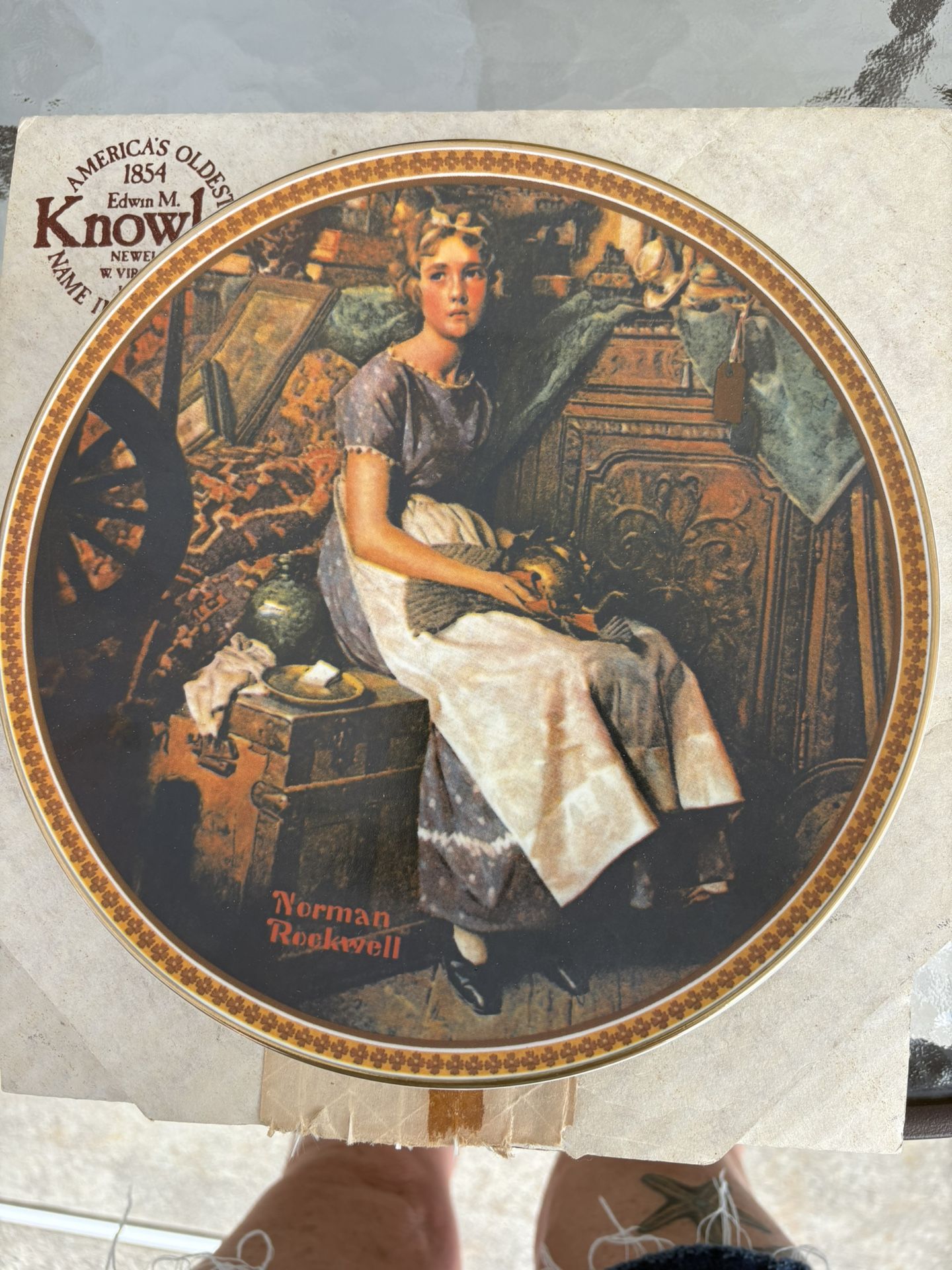 Norman Rockwell Plate