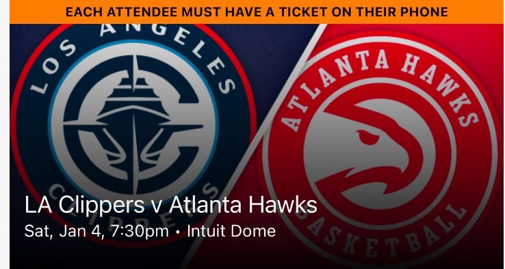 Clippers V Hawks