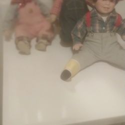 Antique Colletible Dolls Great Condiction Ready To Ride 