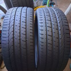 245-45ZR20(103 Y) 2 PIRELLI P ZERO  TREAD 7/32"$180.00 FOR THE PAIR