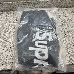 Black supreme sweatpants
