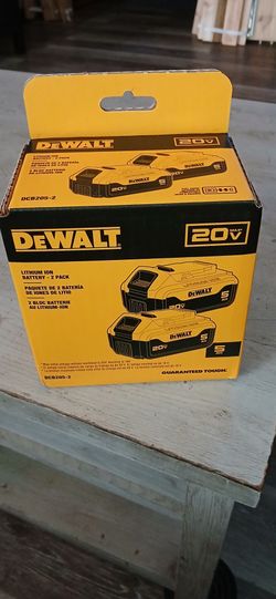 Dewalt 20v 2pack 5.0ah batteries