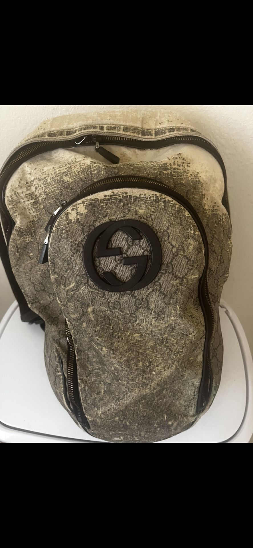 Gucci Beige Backpack