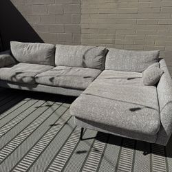 Albany Park Park 114” Mid-Century Modern Sectional