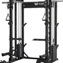 Major Fitness F22 PRO or B52 PRO Squat Rack Power Cage Functional Trainer with Smith Machine Option 